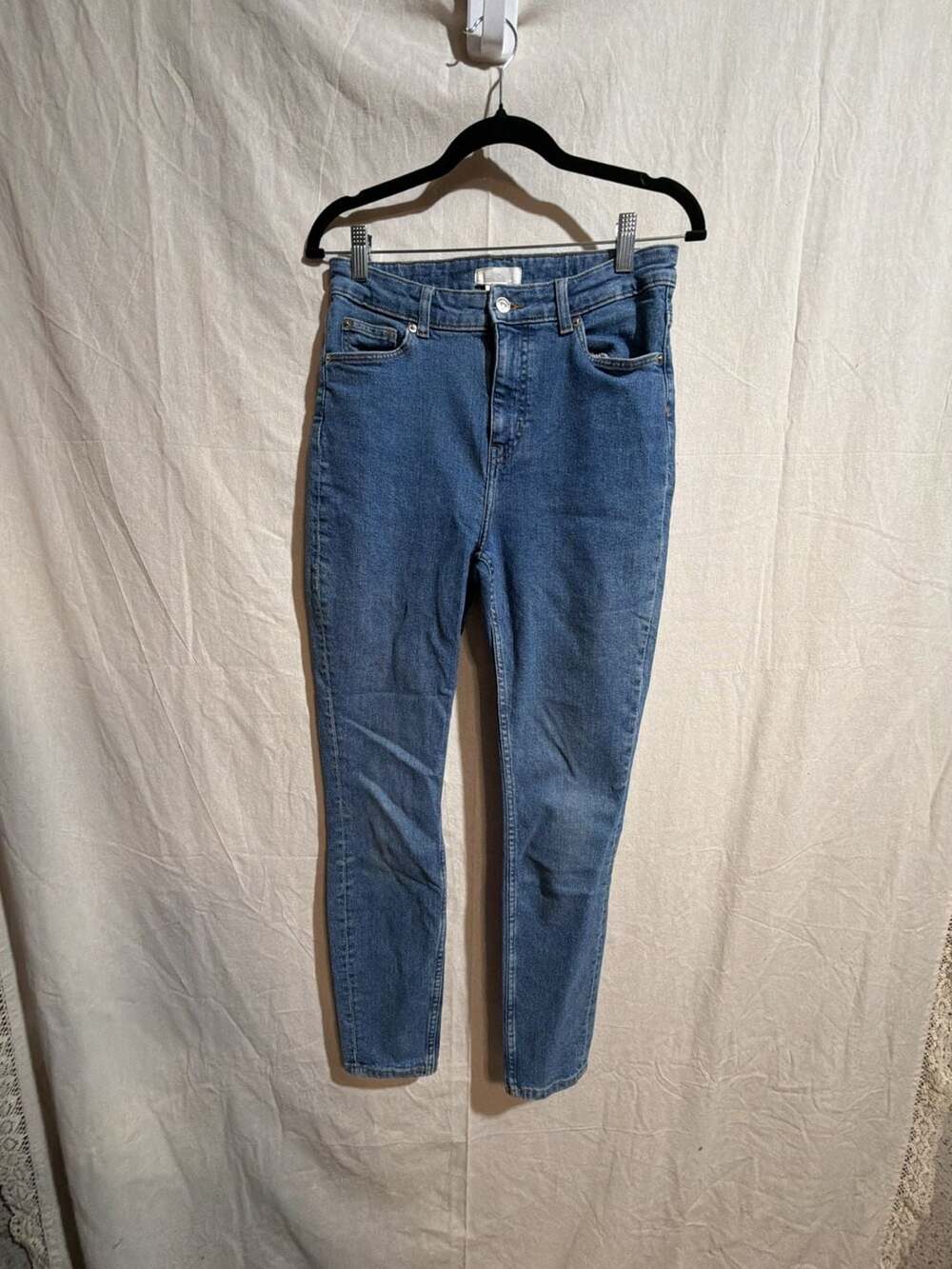 H&M High Waist Skinny Fit Denim Jeans